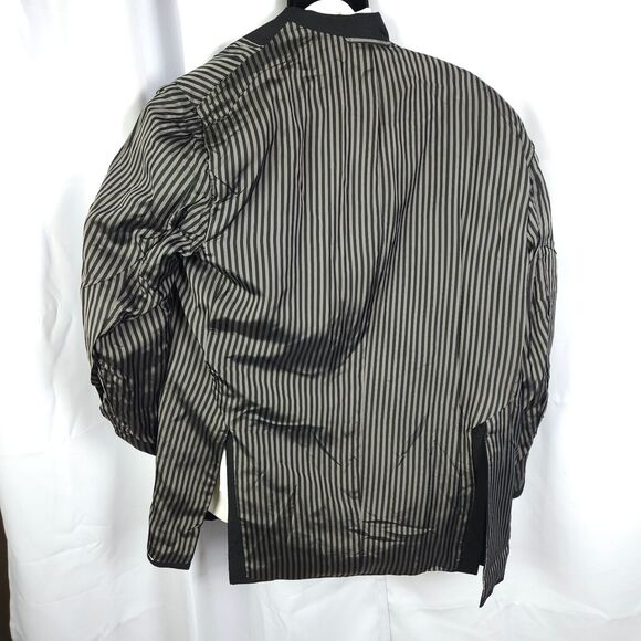 Oxxford Clothes Mens 48L Black Three Button Double Vent Sports Coat Blazer - Picture 5 of 10